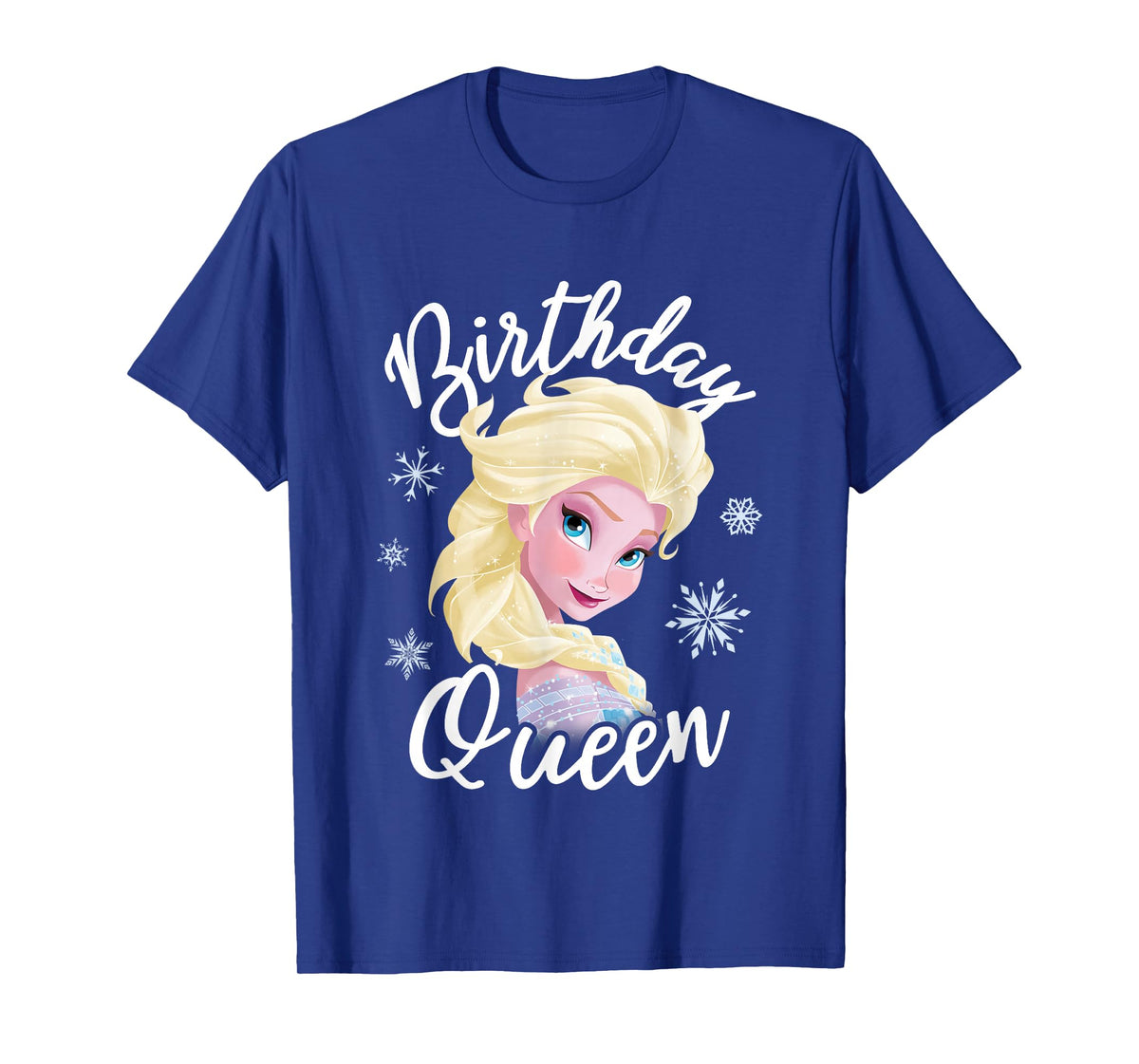 Disney Frozen Birthday Queen Elsa Big Chest Portrait T-Shirt