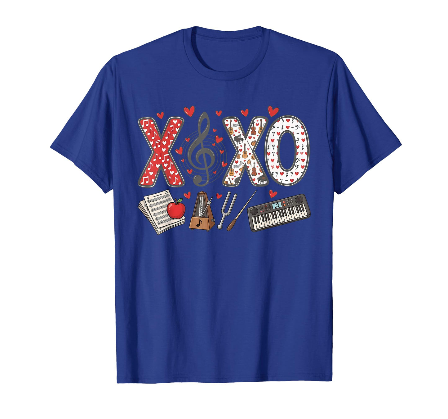 XOXO Musician Instrument Music Teacher Valentines Musician T-Shirt