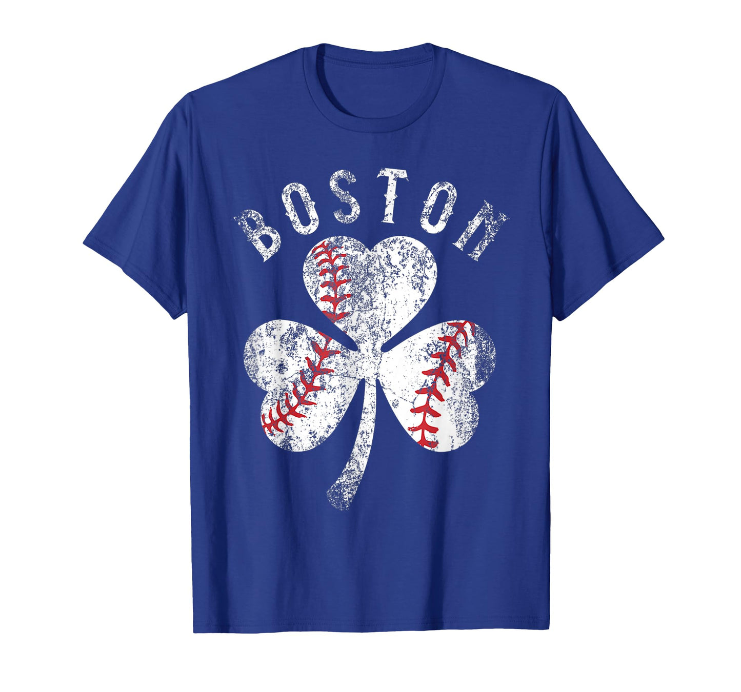 Vintage Boston St Patrick's Day Irish Shamrock T-Shirt