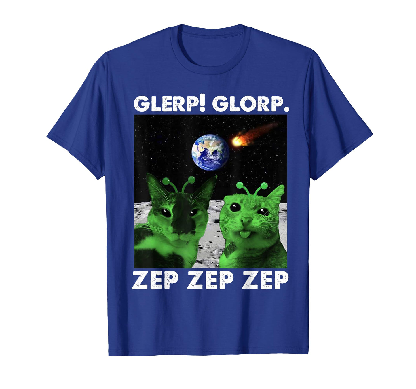 Gnarp Cat Silly Alien Cat Meme Brainrot Meme Funny Silly Cat T-Shirt