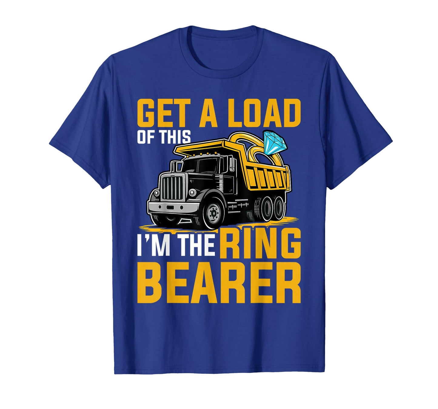 Ring Bearer Funny Wedding Truck Boys T-Shirt