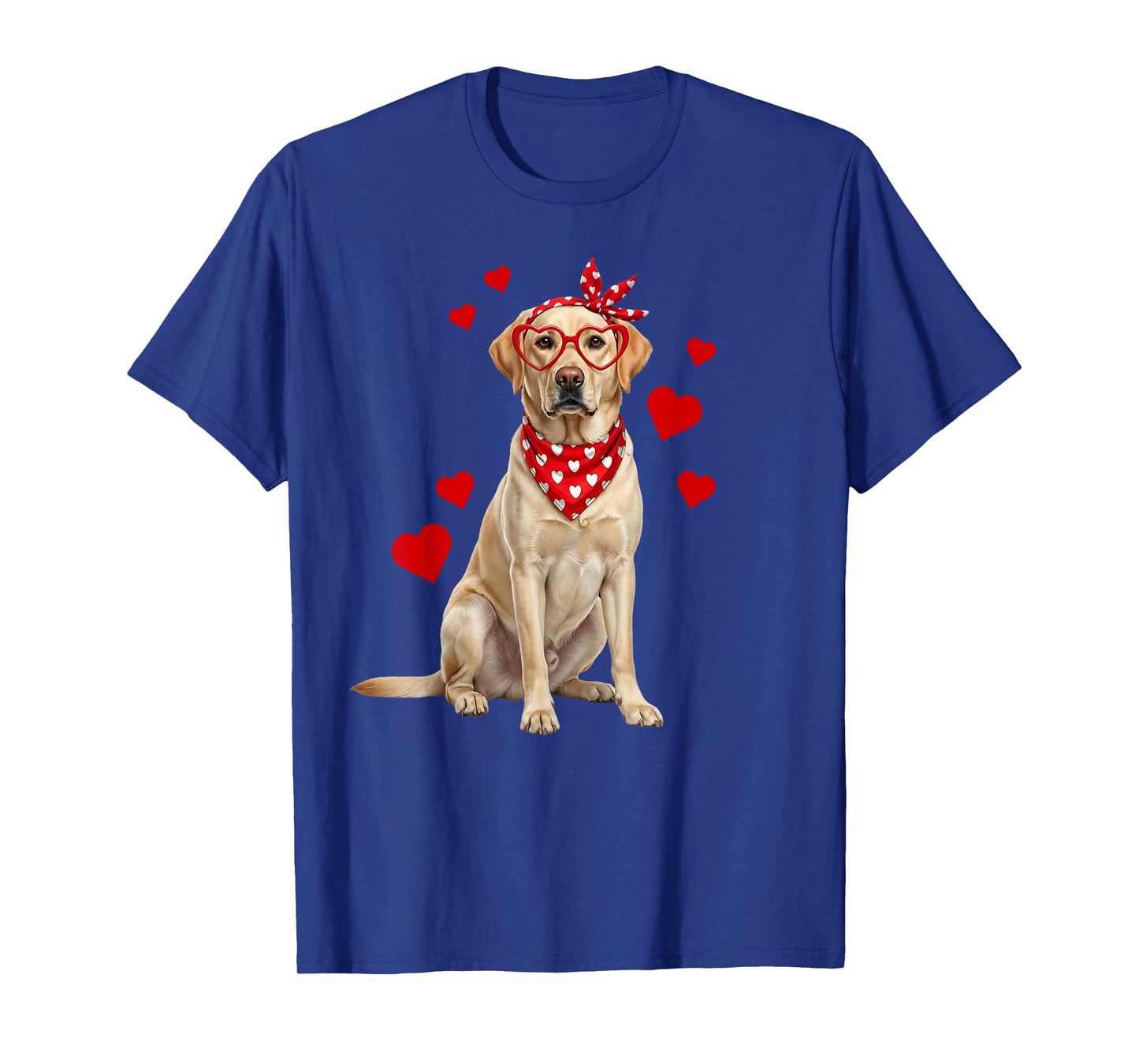 Labrador Retriever Valentines Day Dog Lover Heart T-Shirt