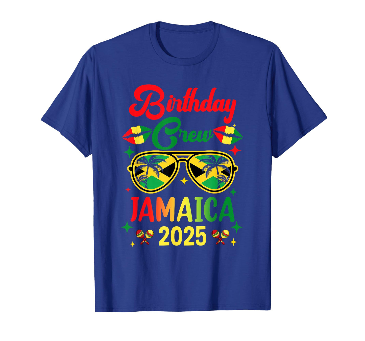 Birthday Crew 30Th 20Th Jamaica Vacation Party 2025 T-Shirt