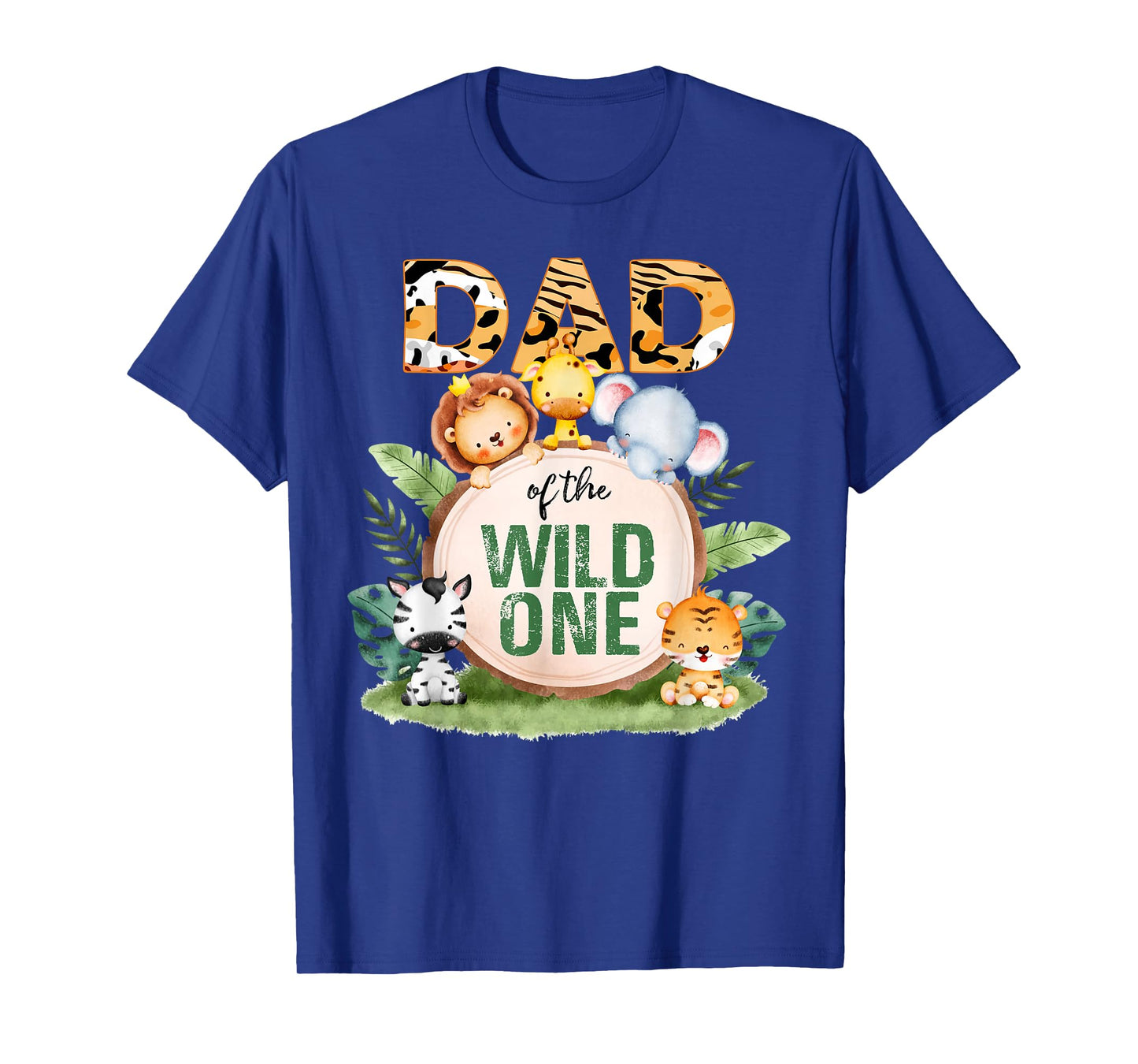 Dad Of The Wild One 1st Birthday Safari Family Matching T-Shirt