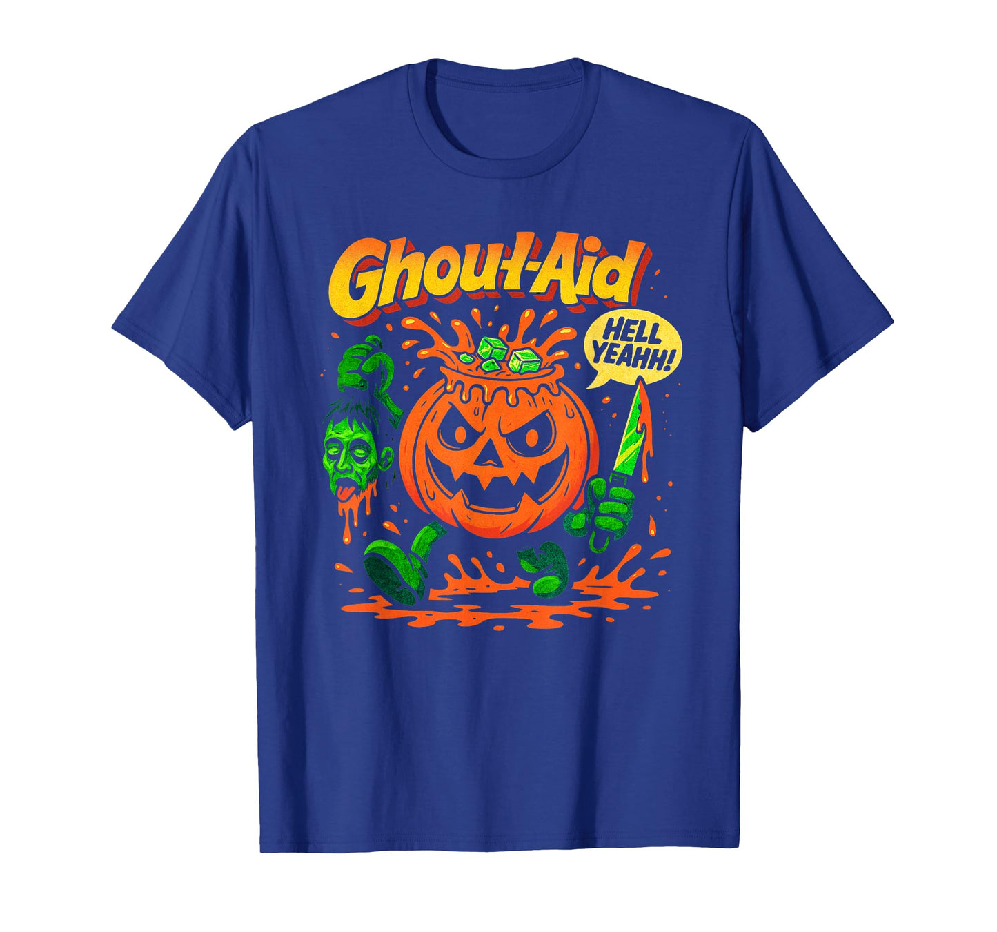 Ghoul-Aid Pumpkin Halloween – Funny Scary Parody T-Shirt