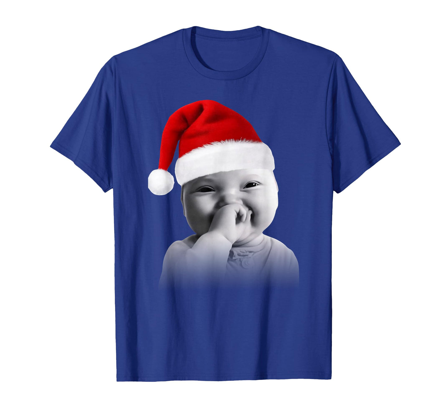 Funny Niche Baby gen z Meme Giggling AI Laughing Christmas T-Shirt
