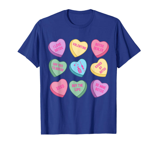 Botox Dealer Medspa Skin Aesthetic Nurse Injector Valentine T-Shirt
