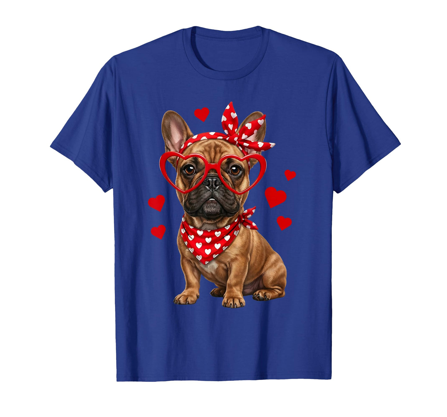 French Bulldog Valentines Day Frenchie Lover Dog Heart T-Shirt
