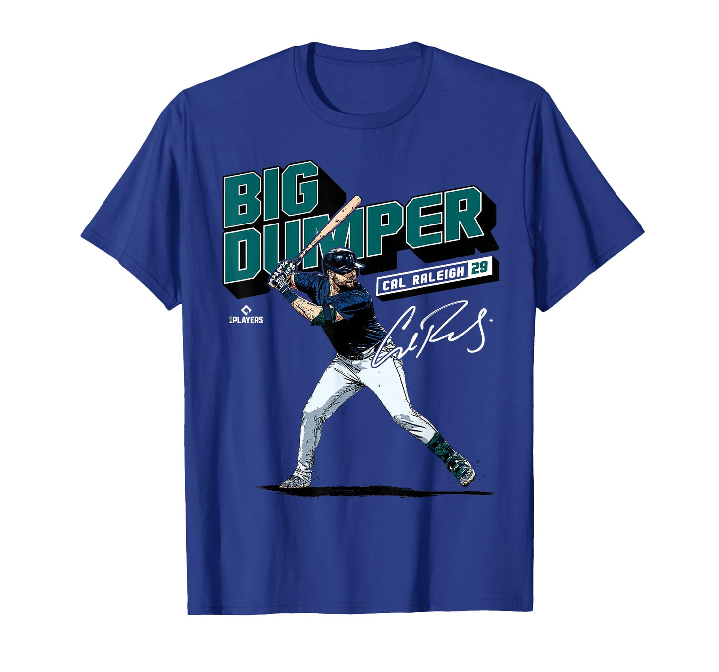 Cal Raleigh | Seattle MLB Baseball Players | MLBCRA205M T-Shirt