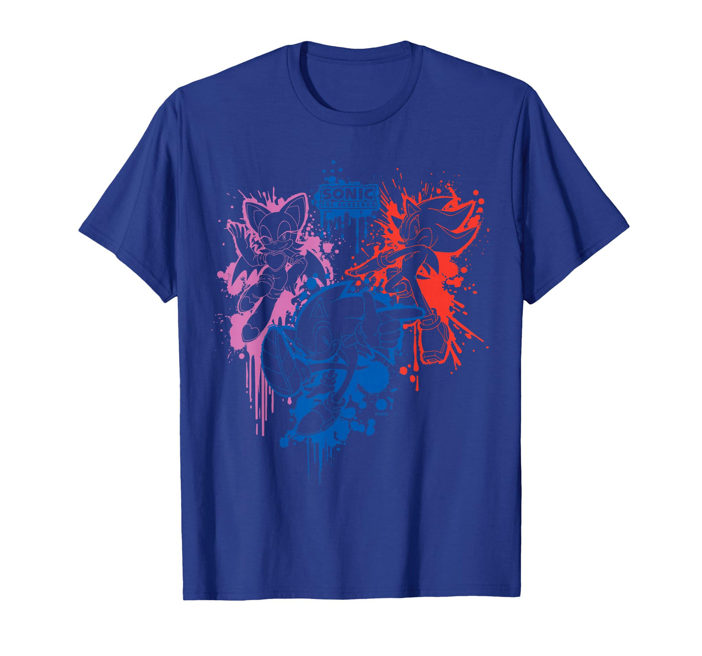 Sonic the Hedgehog - Spray Paint (Rouge, Sonic, Shadow) T-Shirt