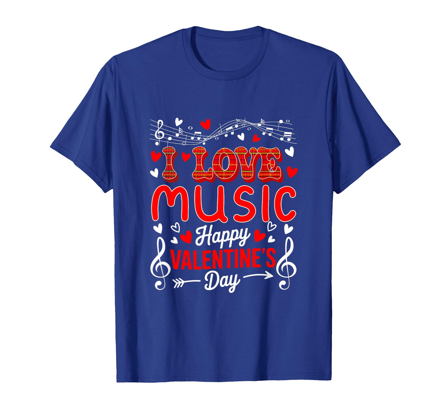 Love Music Happy Valentine's Day Music Teacher Students T-Shirt