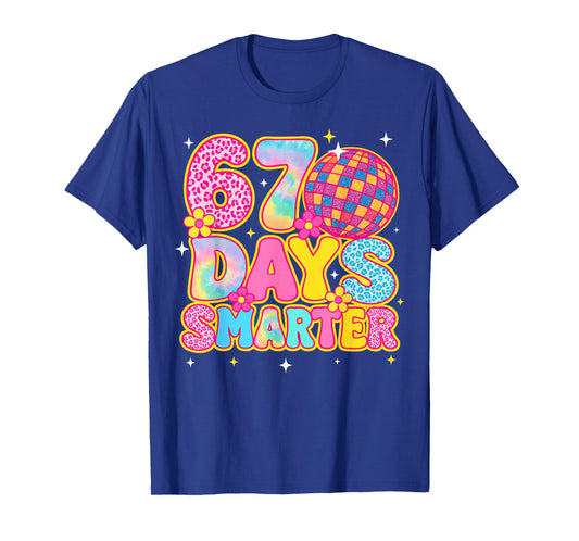 67 Days Smarter 67th Day of School for Teachers and Students T-Shirt