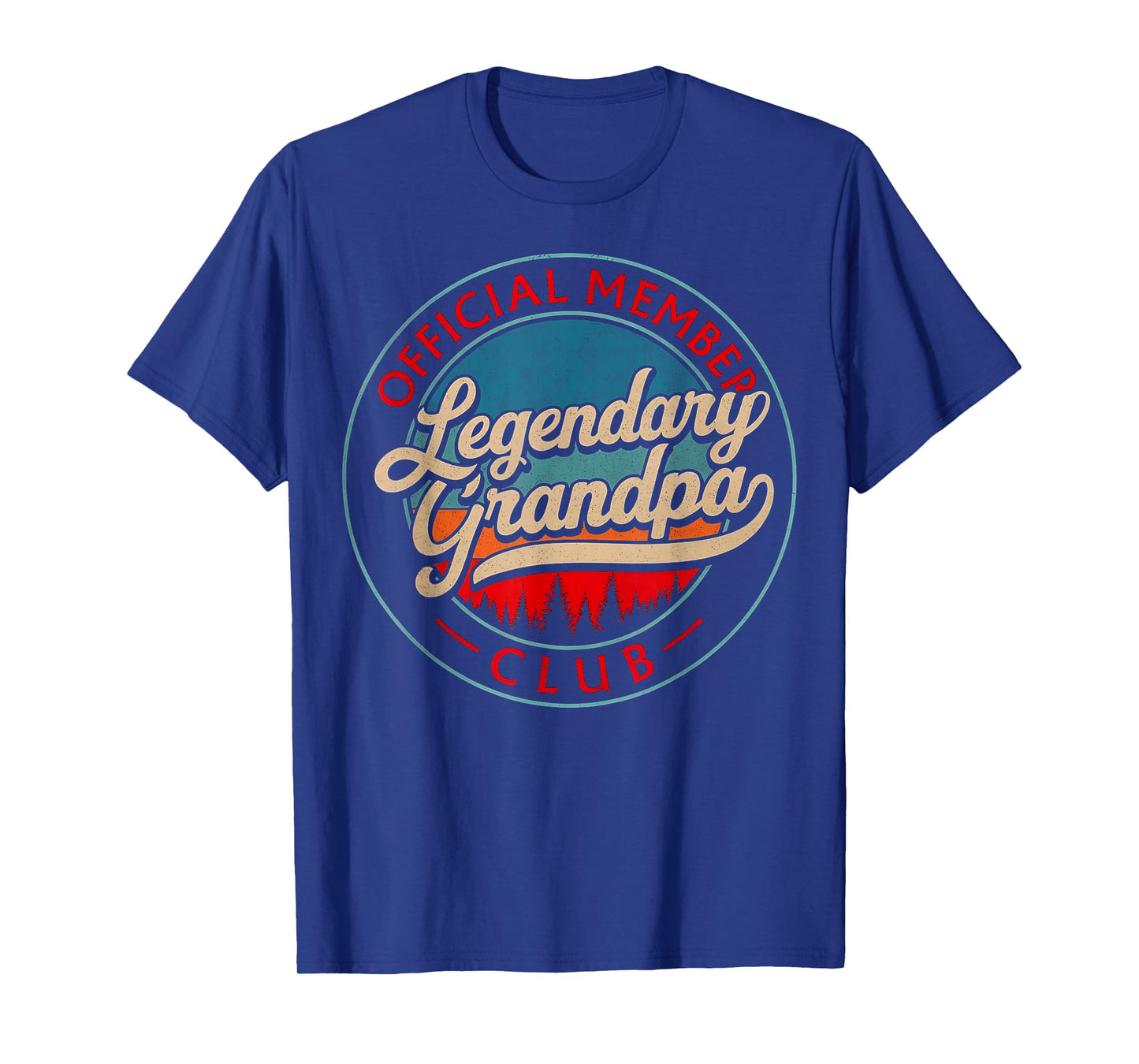 Grandpa Vintage Legendary Grandpas Club Official Member T-Shirt