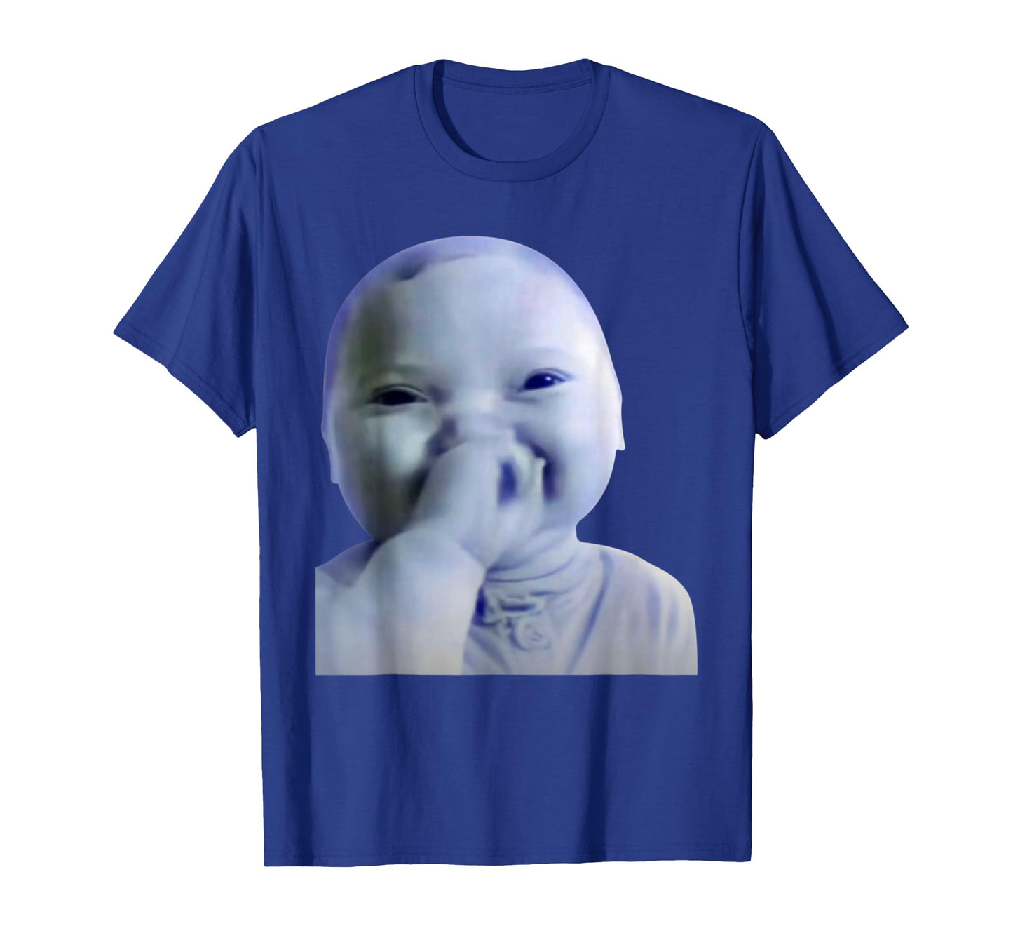 Ai Baby Meme Funny Holding Laughing Baby Meme Brainrot T-Shirt