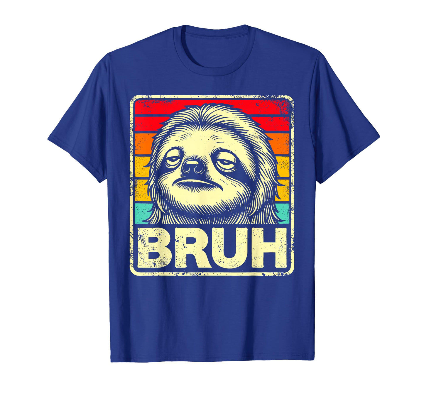 Funny Graphic Meme Sloth Bruh For Boys Girls Men Women T-Shirt