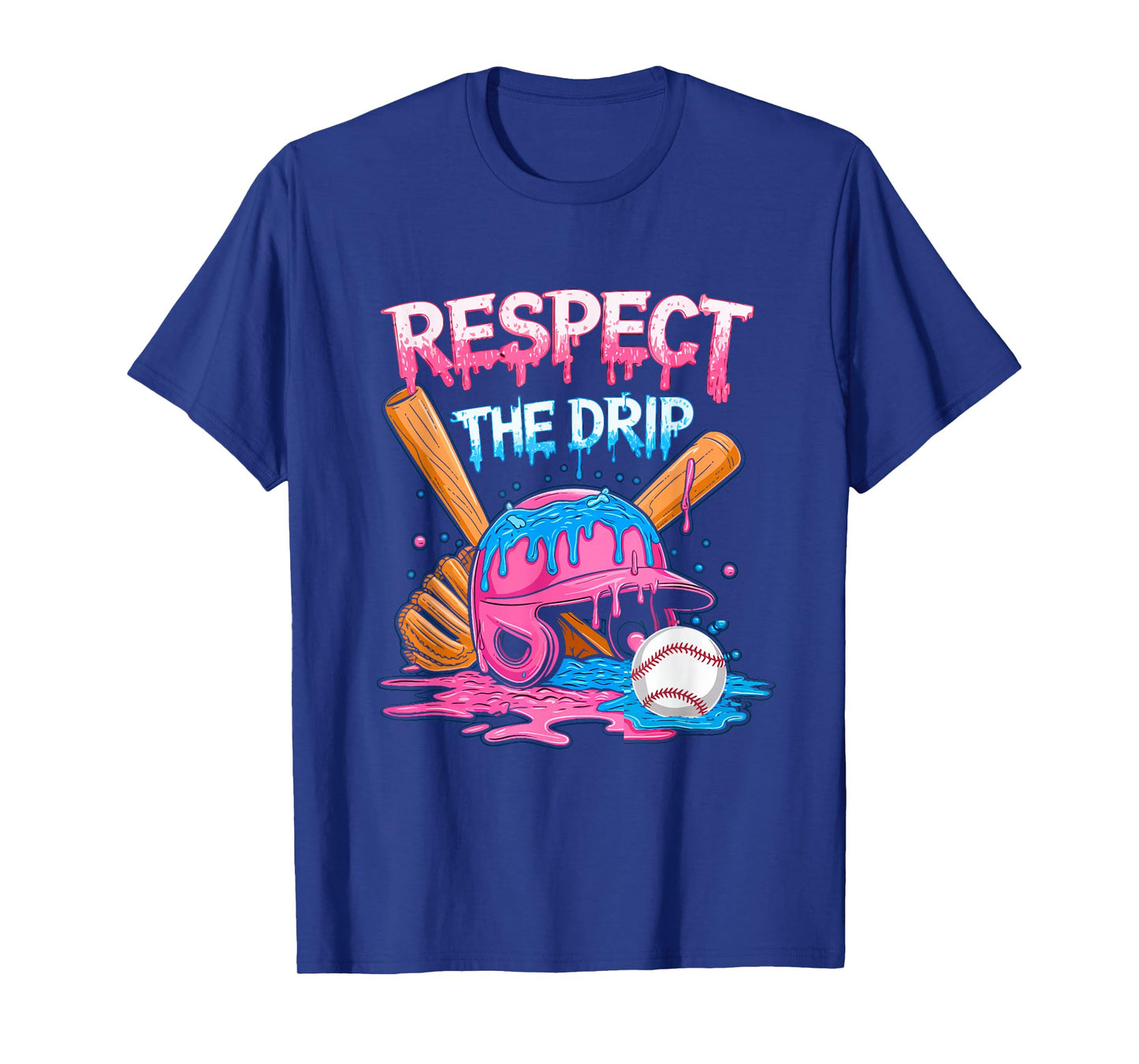 Respect The Drip Baseball Drip Boys Ice Cream Drip Youth T-Shirt