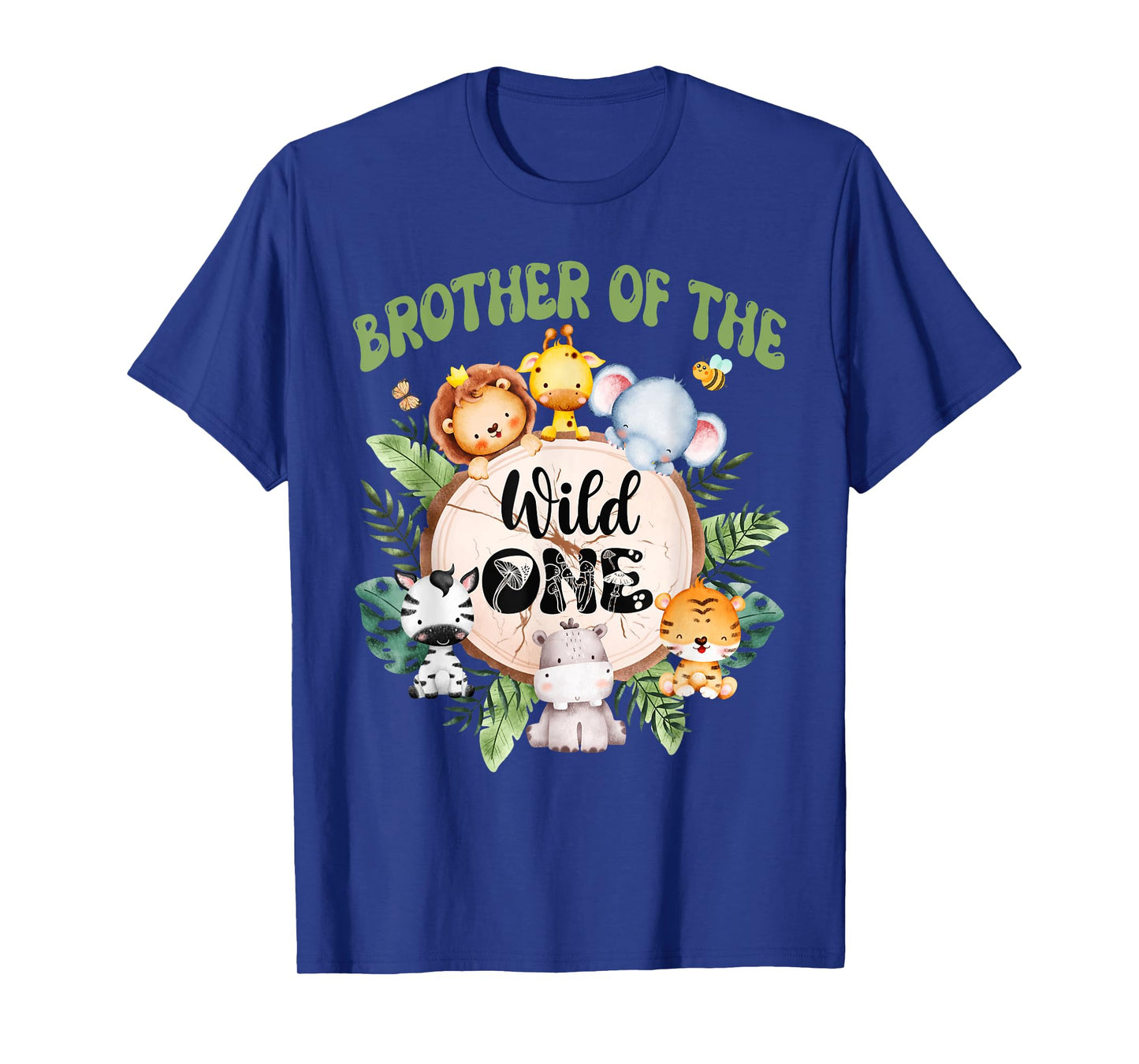 Brother Of The Wild One 1st Birthday Safari Family Matching T-Shirt