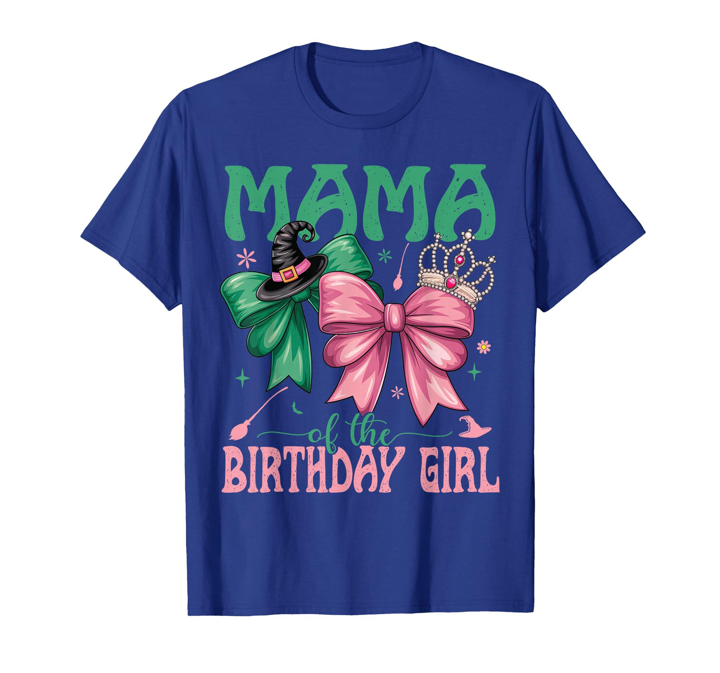 Mama of The Birthday Girl Matching Witch Family Bday Part T-Shirt
