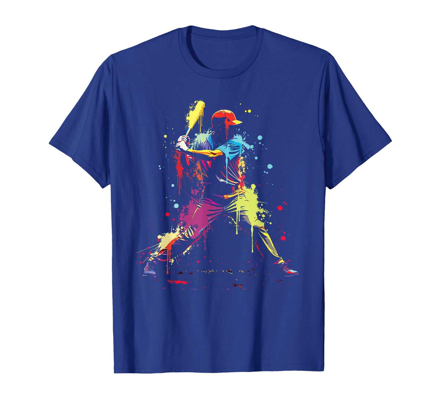 Baseball Player Drip Ice Cream Dripping Baseball Game Day T-Shirt