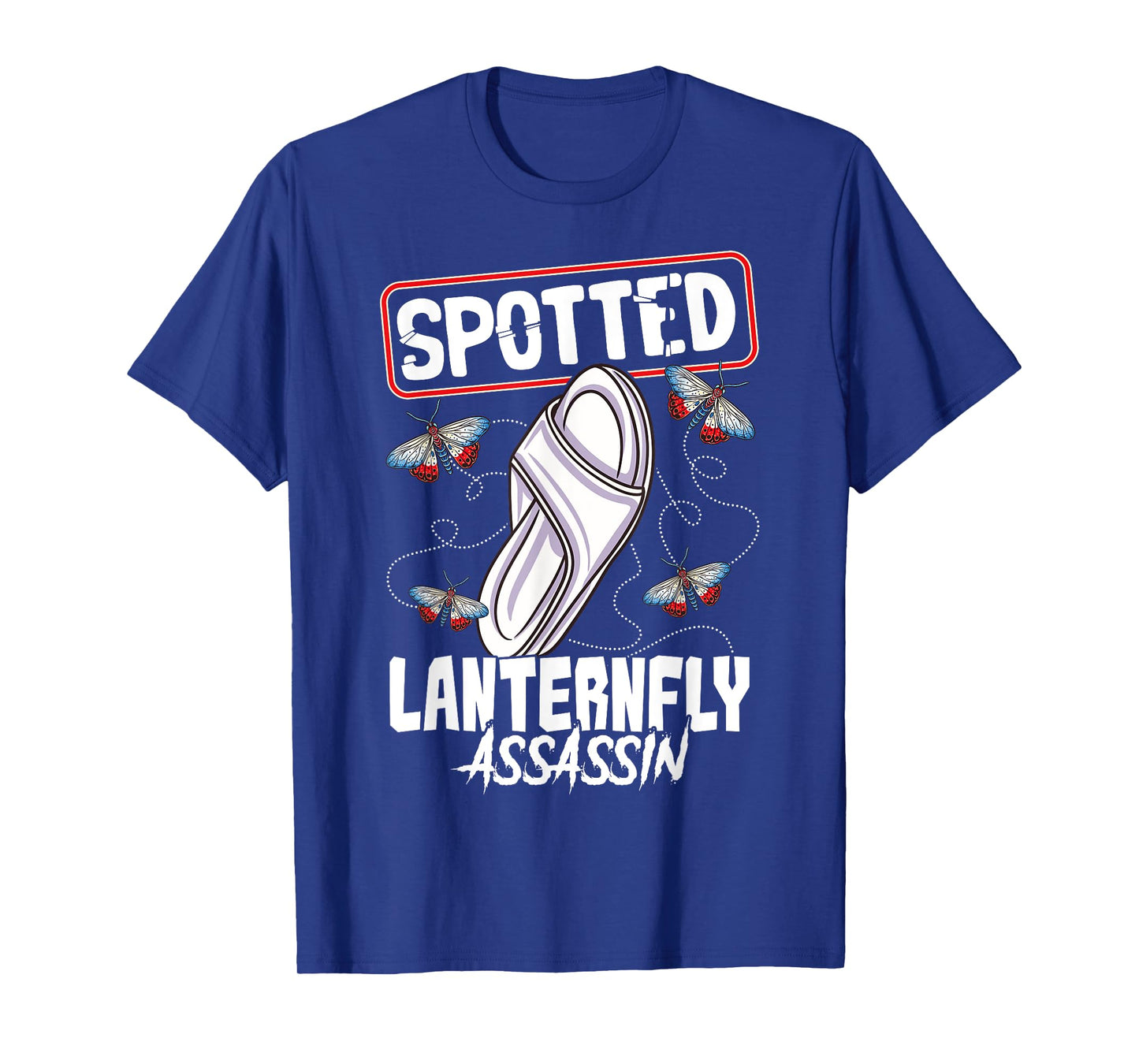 Spotted Lanternfly Trap Assassin Ninja Warrior Lantern Fly T-Shirt