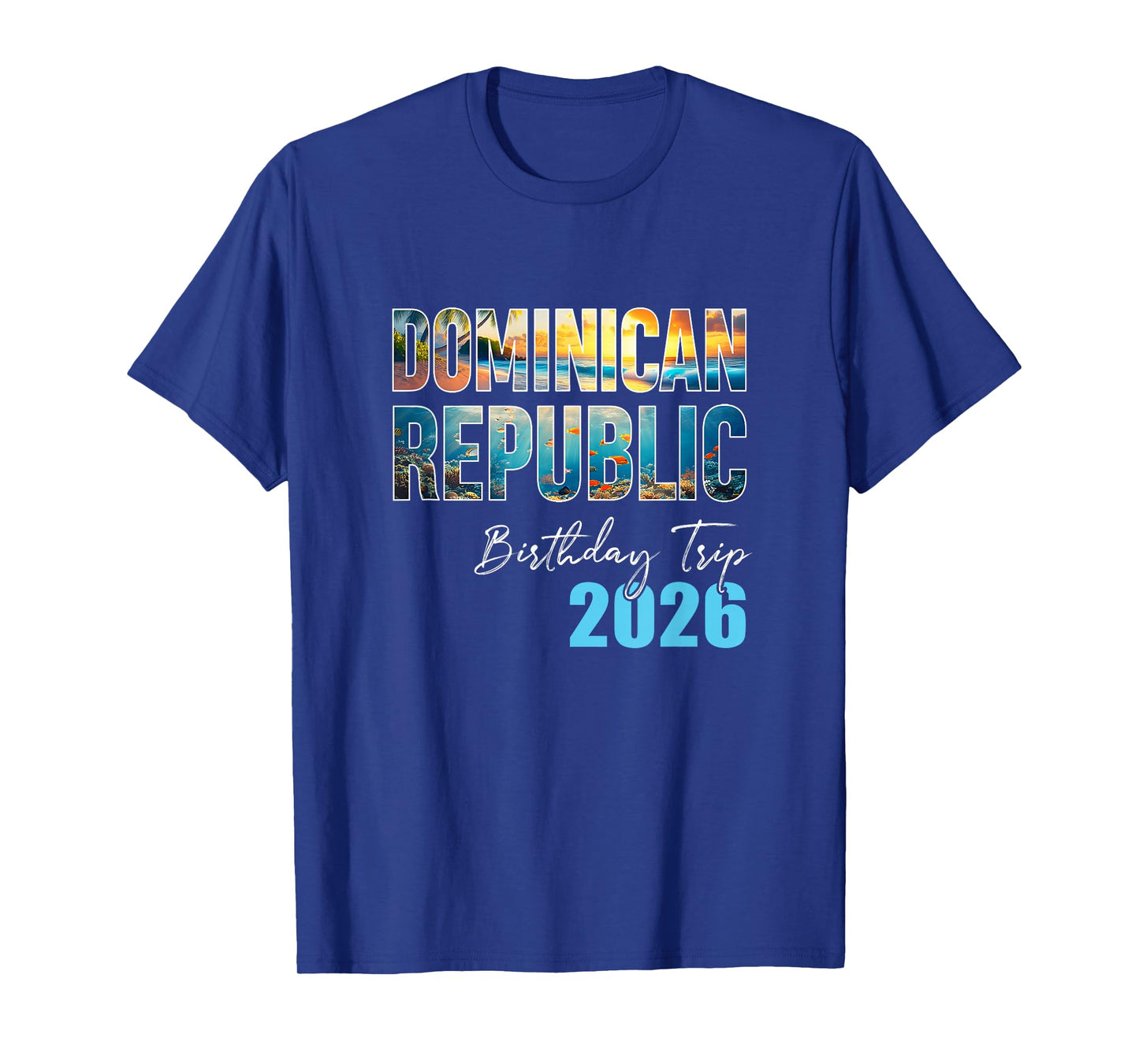 Dominican Republic Birthday Trip 2026 Vacation Party Crew T-Shirt