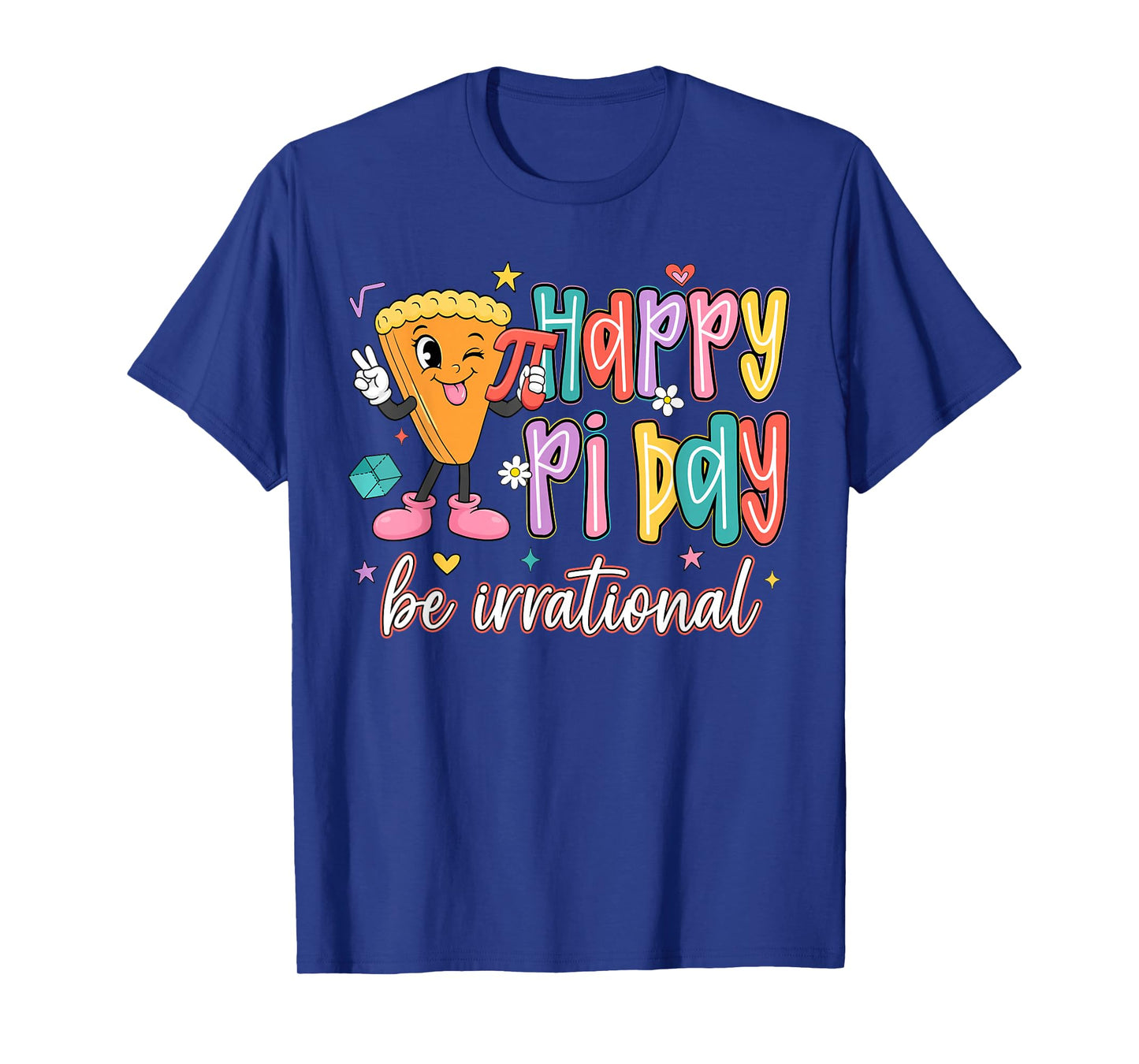 Happy Pi Day Funny Math Coach Teacher Pi Day Boys Girls Kids T-Shirt