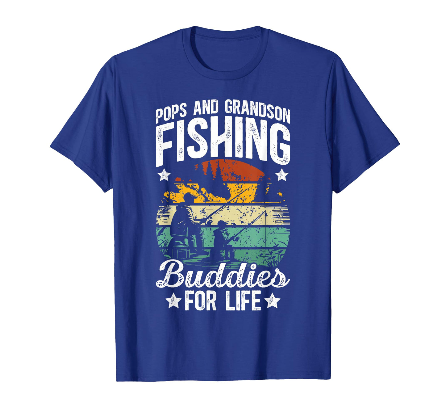 Fishing Buddy Pops and Grandson Fishing Buddies for Life T-Shirt