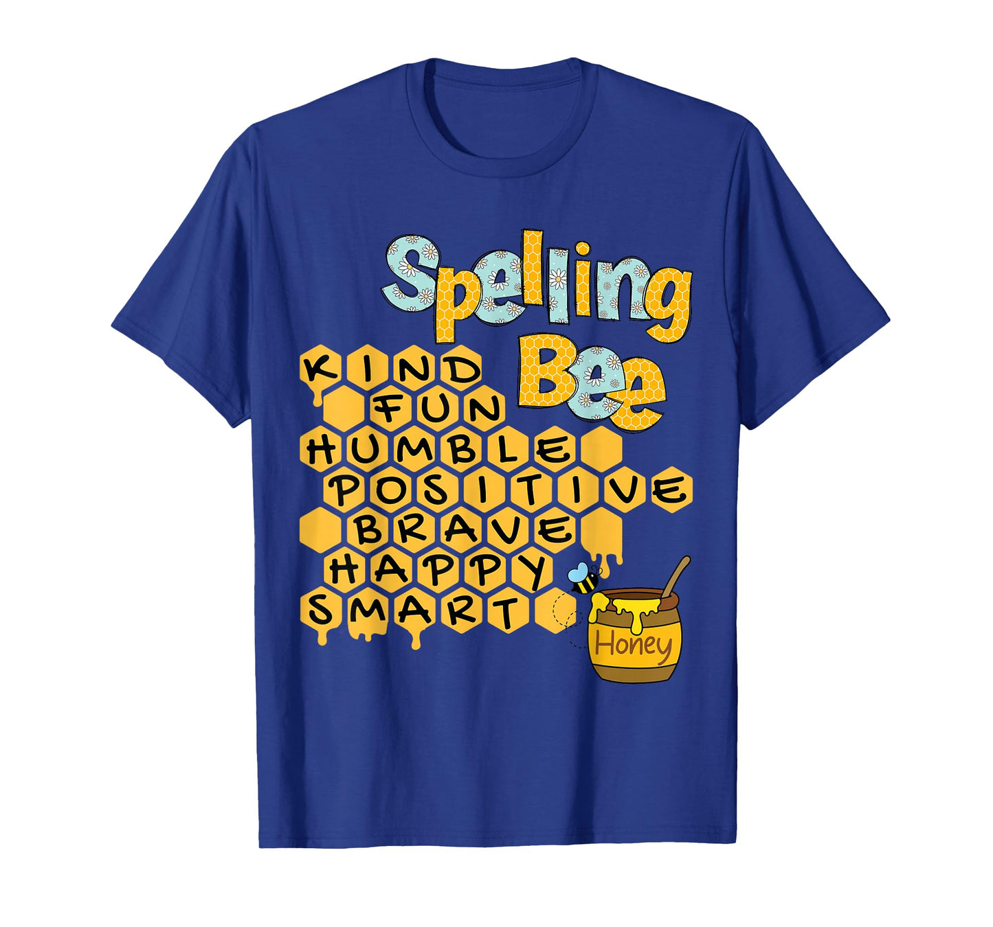 Spelling Bee Kind Positive Kindness Women Funny Teacher T-Shirt