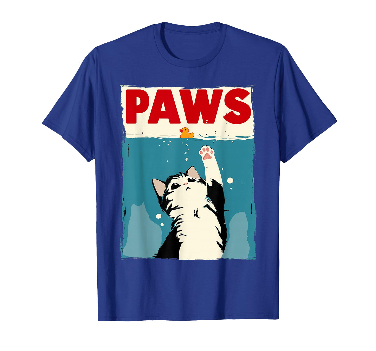 Paws Cat Novelty Graphic Men Kids Women Funny Cat T-Shirt