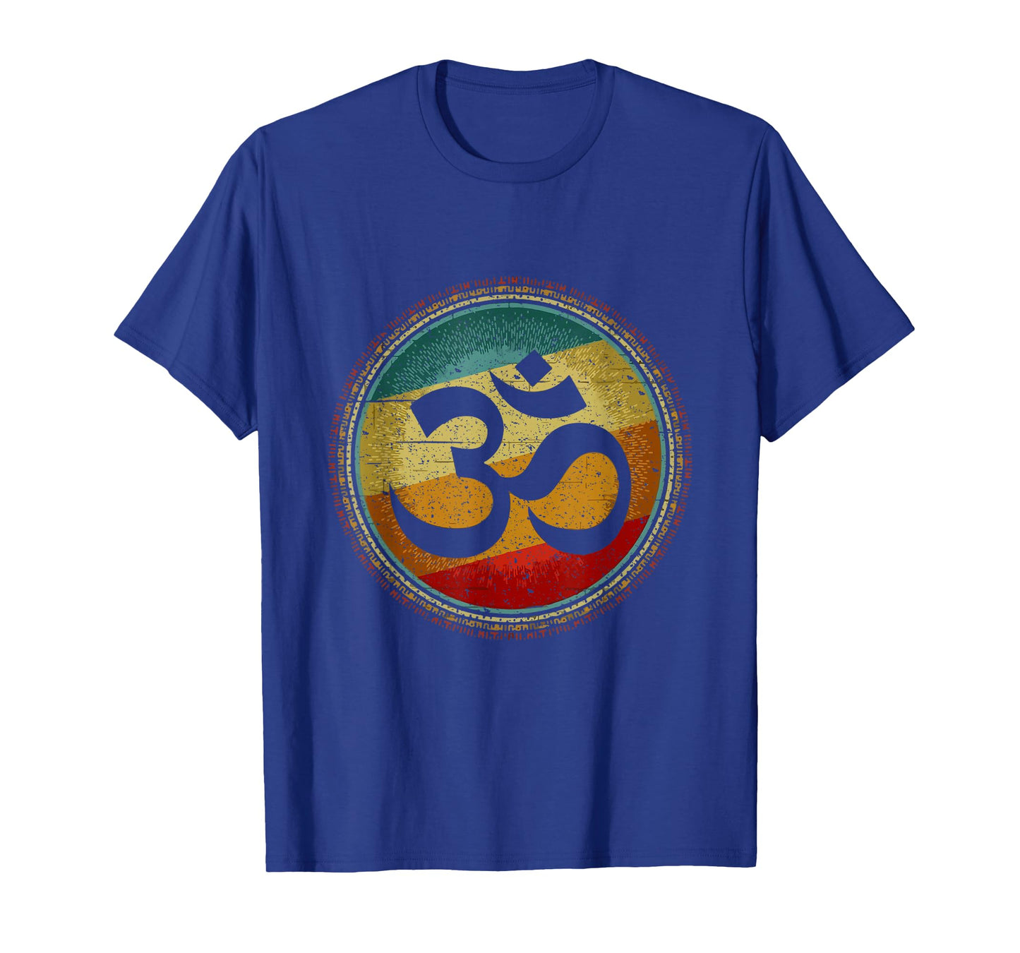 Om Ohm Symbol Retro Vintage 80s Style Meditation Yoga T-Shirt