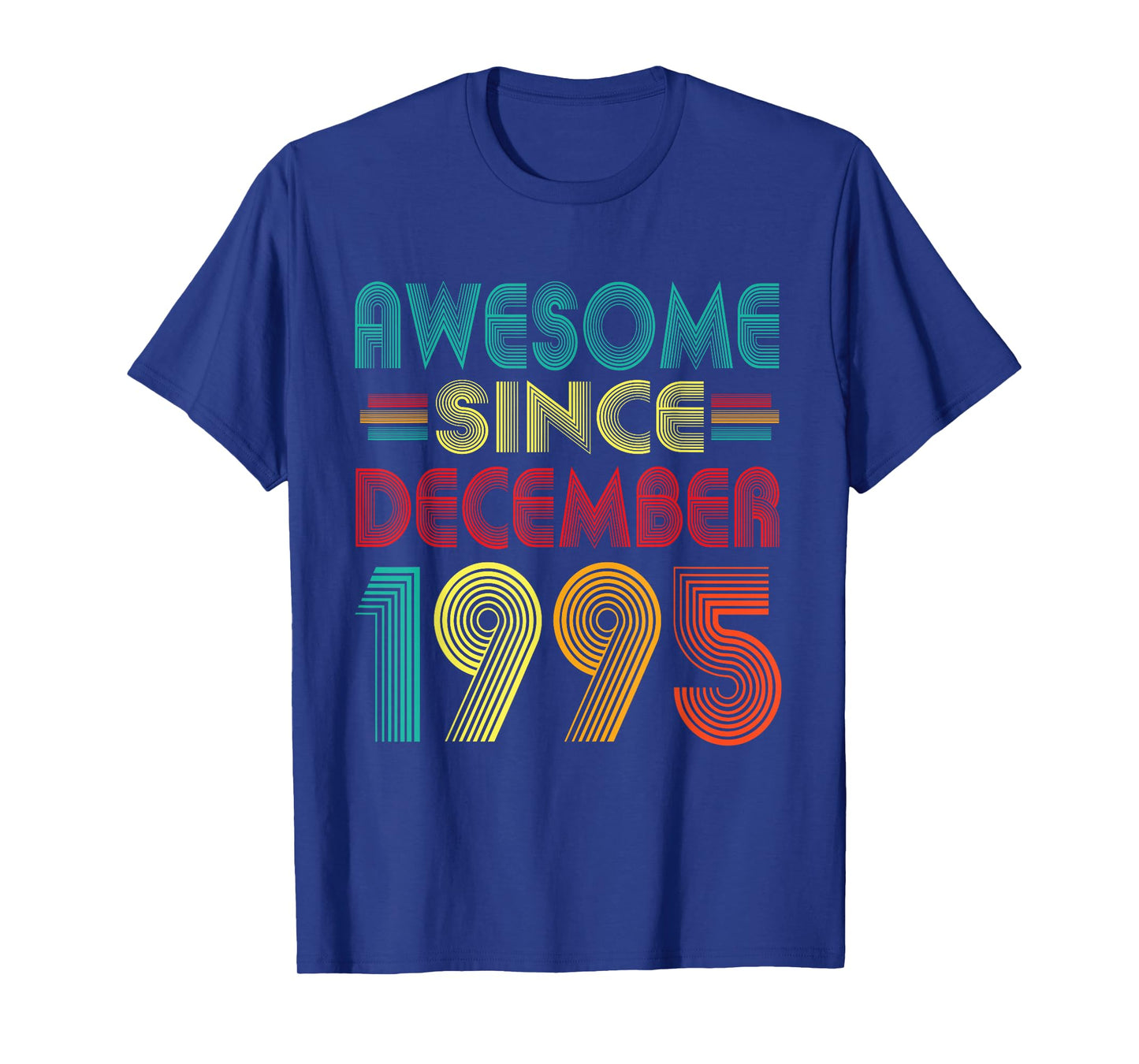 Awesome Since December 1995 Years 30th Bday Funny Vintage T-Shirt