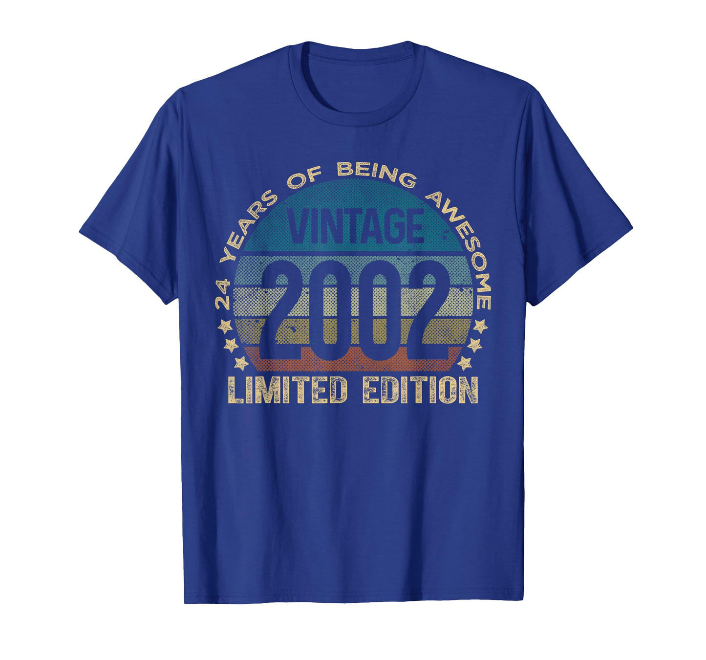 24 Year Old Gifts Vintage 2002 Limited Edition 24th Birthday T-Shirt
