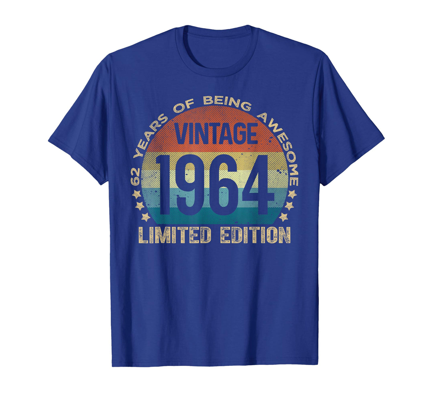 62 Year Old Gifts Vintage 1964 Limited Edition 62nd Birthday T-Shirt