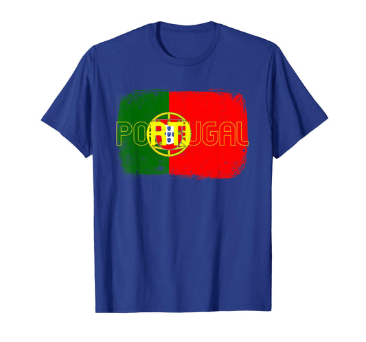 Portugal National Flag Vintage Grunge Portuguese 2026 T-Shirt