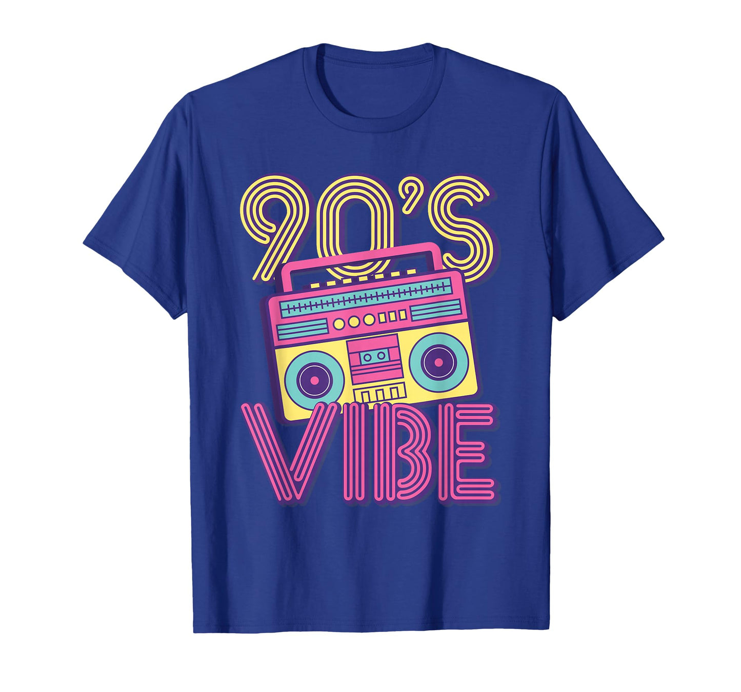 90's Vibe Vintage Style Cassette Tape Music Nostalgic Vibes T-Shirt