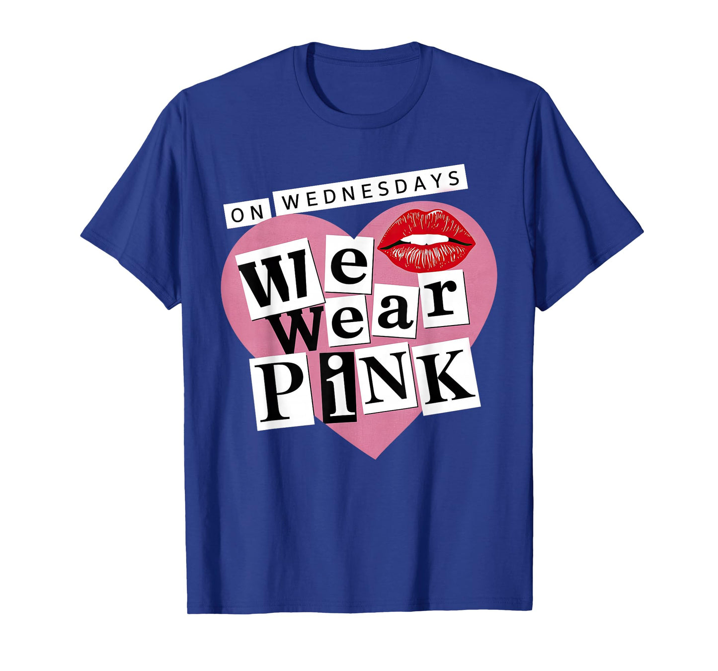 On Wednesday We Wear Pink Funny Valentine T-Shirt