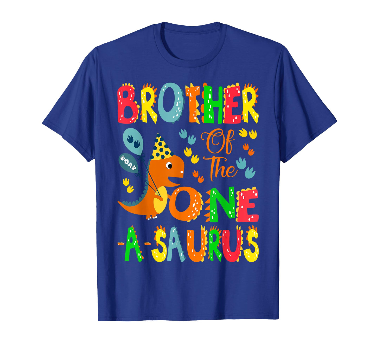 Brother of The One-A-Saurus 1st Birthday Boy Dinosaur Lover T-Shirt