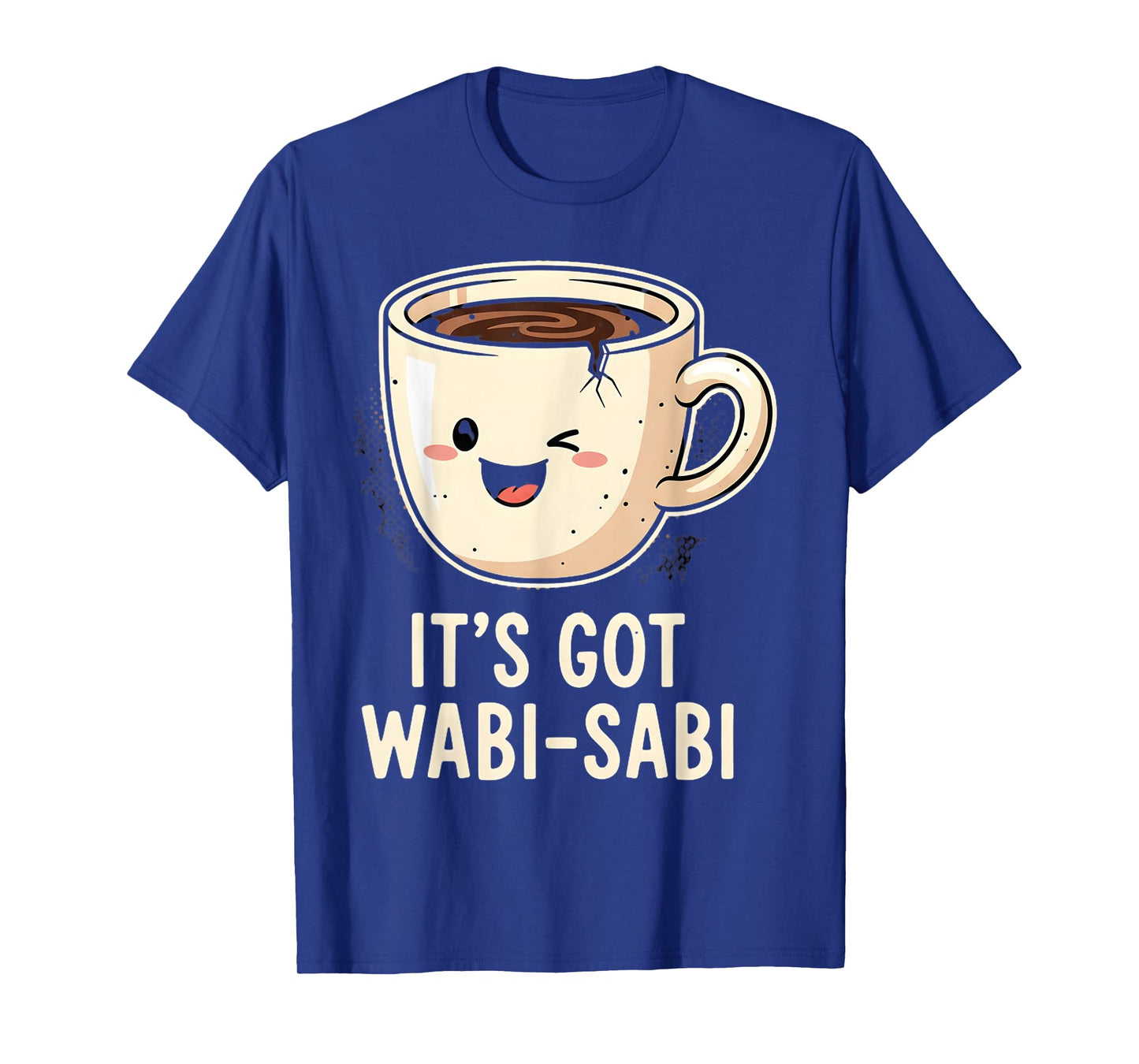 Wabi-Sabi Off-Center Charm Humor T-Shirt
