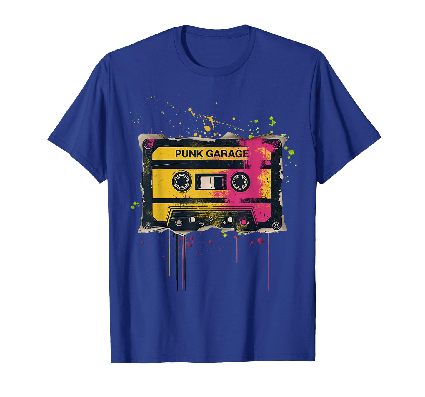 Punk Garage Retro Cassette Graffiti T-Shirt