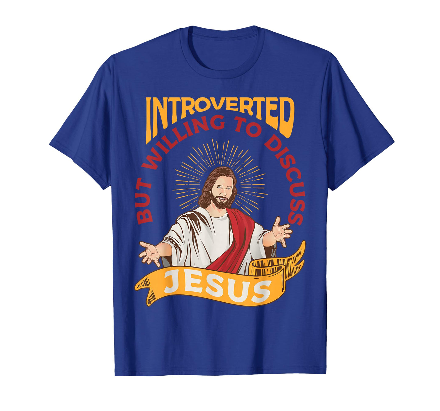 Funny Christian Jesus Religious Sayings Catholic Introvert T-Shirt