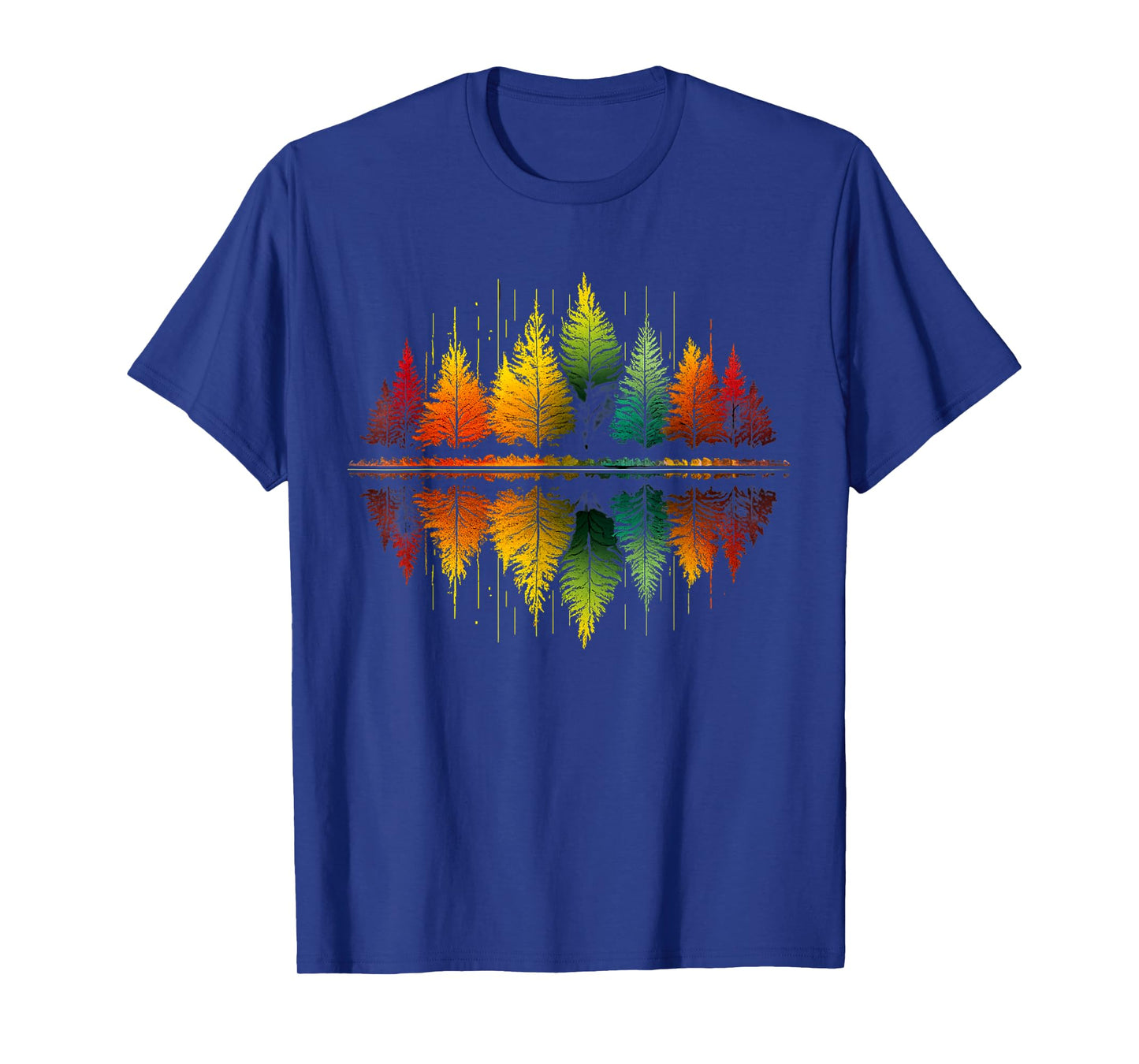 Nature Reflection Forest Trees Outdoor Wildlife T-Shirt