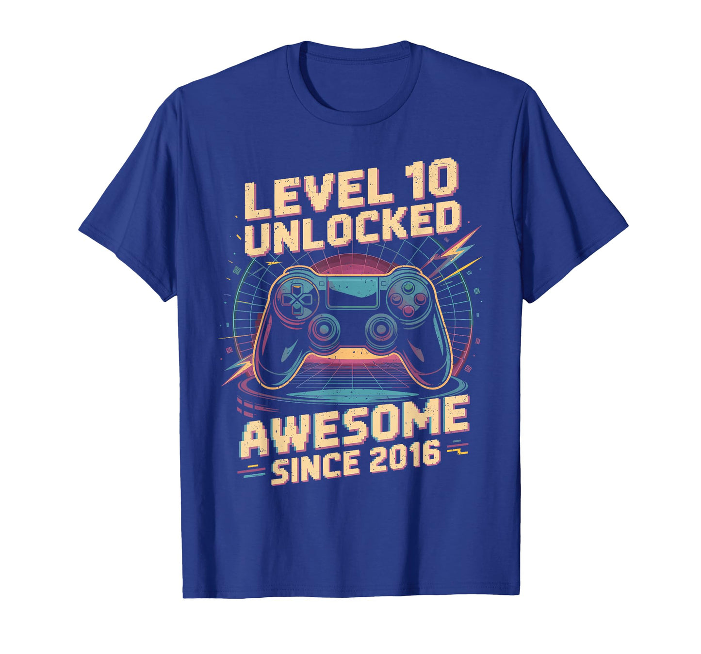 10 Year Old Boy Level 10 Gamer 2016 10th Birthday Party Gift T-Shirt