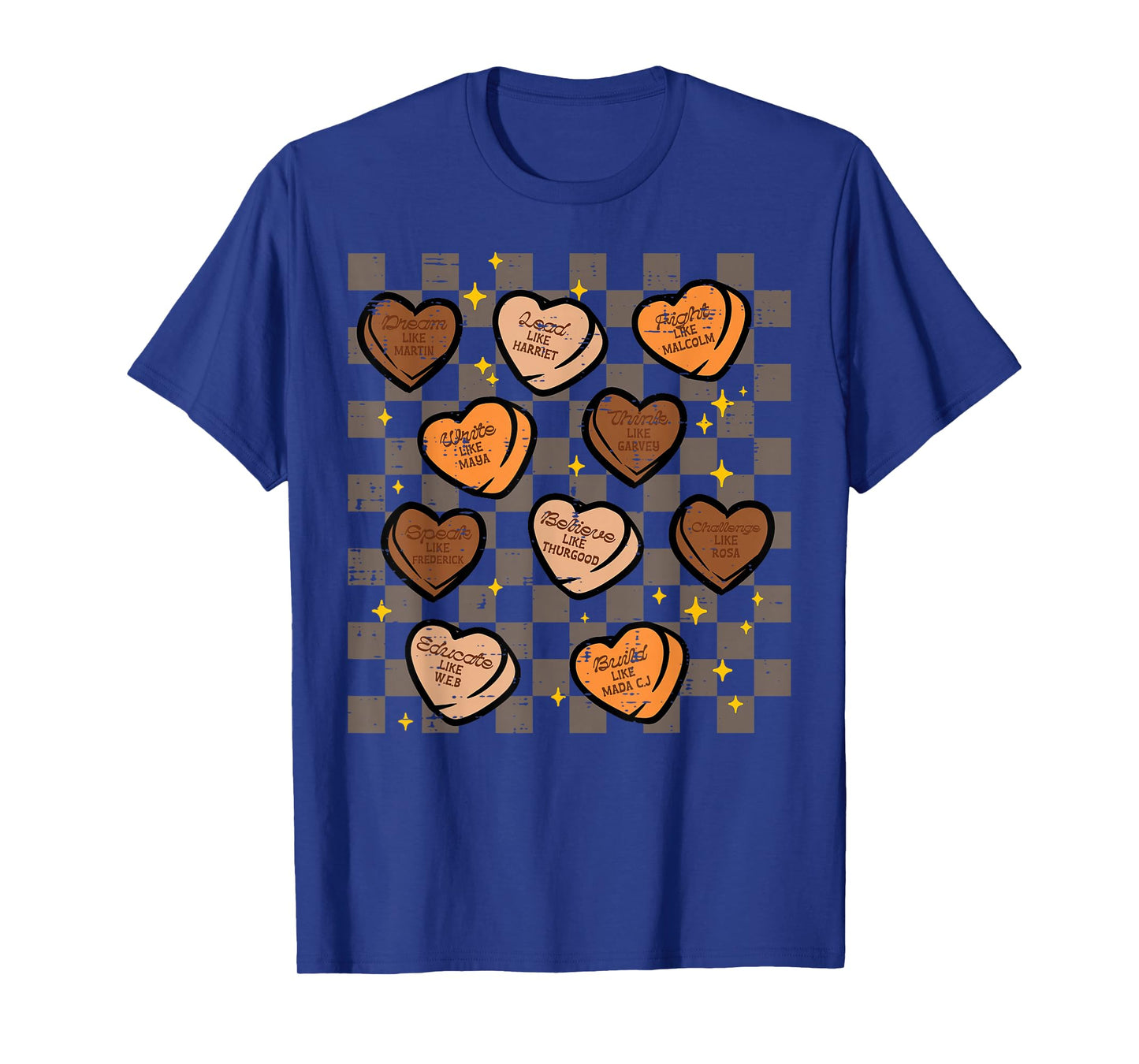 Black History Dream Like Martin Heart Retro Women Girls Kids T-Shirt