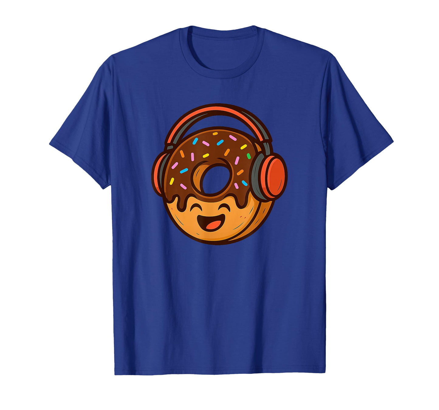 Funny Donut Costume with Headphones for Boys and Girls T-Shirt