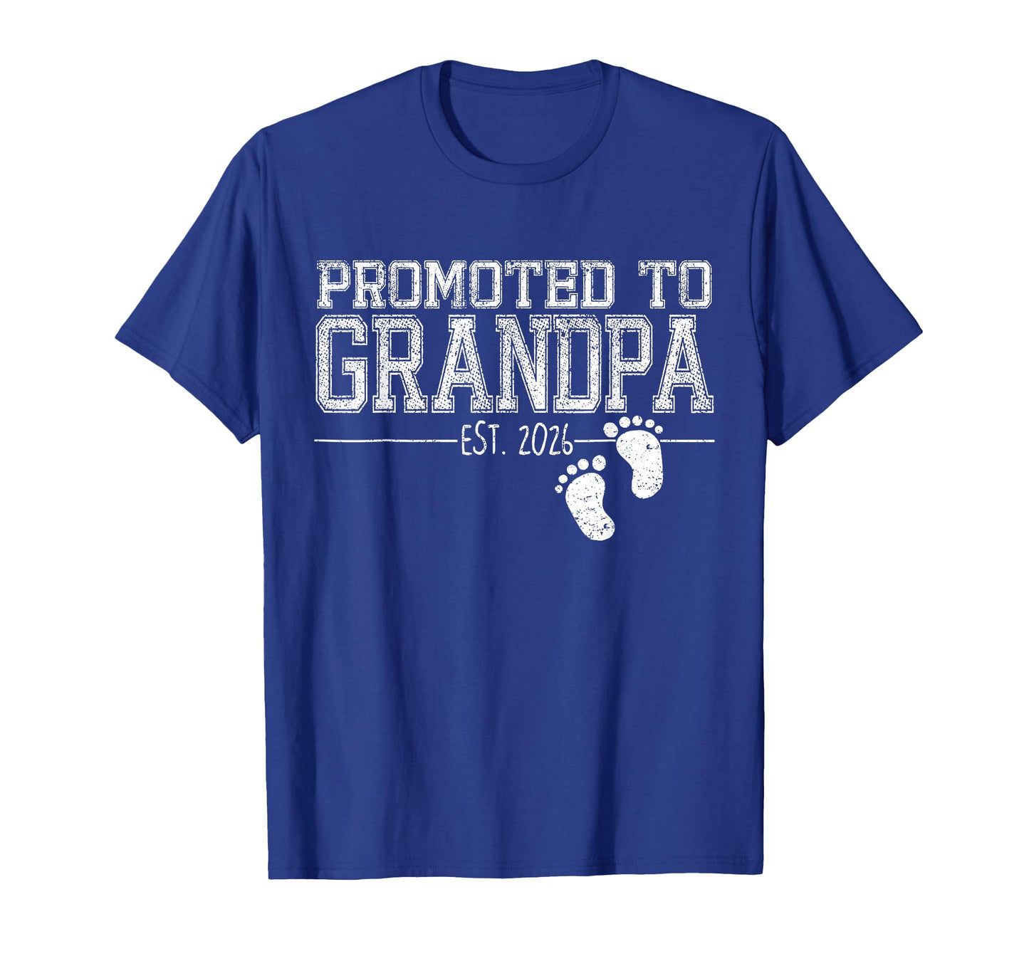 Grandpa 2026 Baby Announcement Promoted to Grandpa Est 2026 T-Shirt