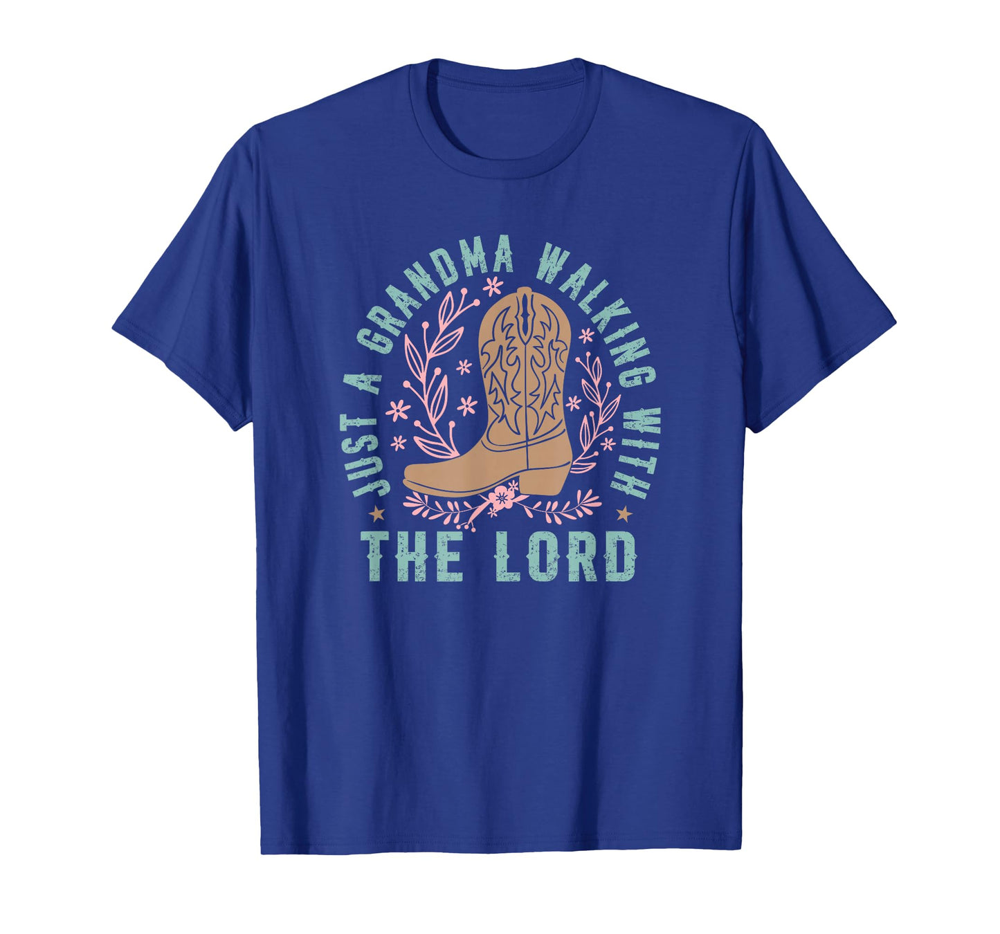 Just A Grandma Walking with The Lord T-Shirt