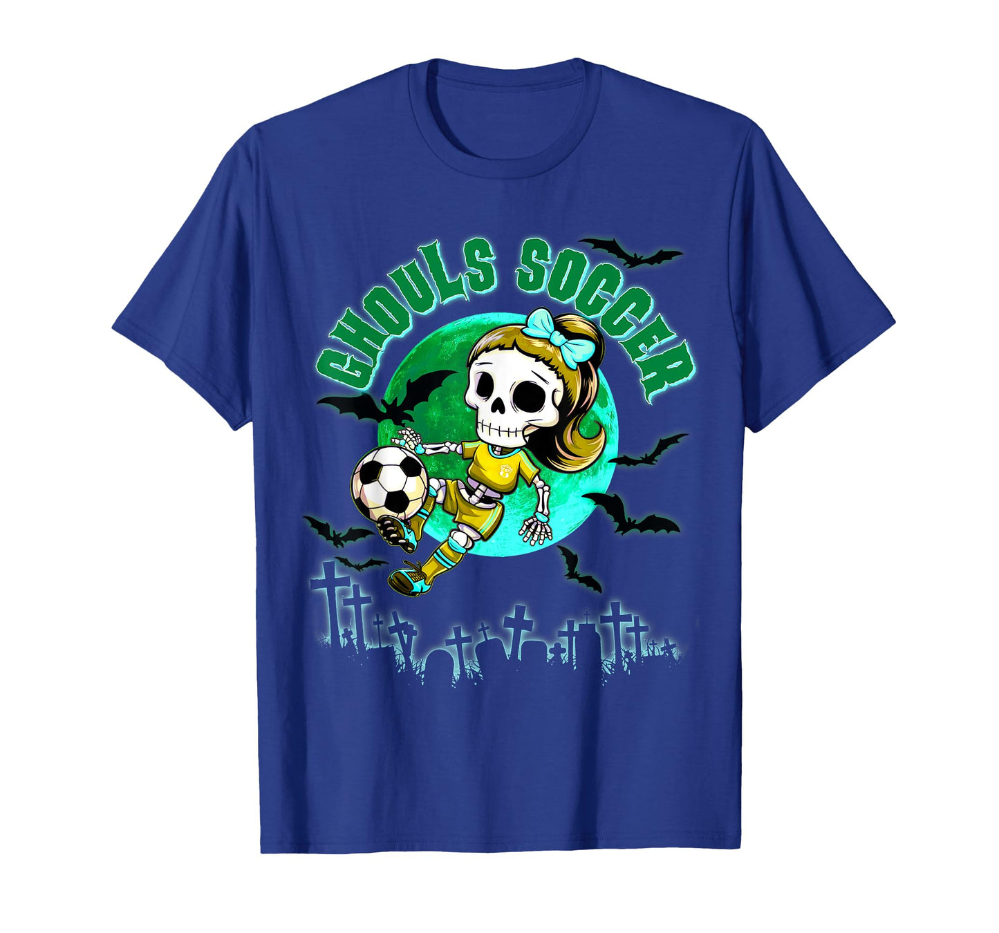 Soccer Ghoul Halloween for Girls & Teens October Spooky T-Shirt
