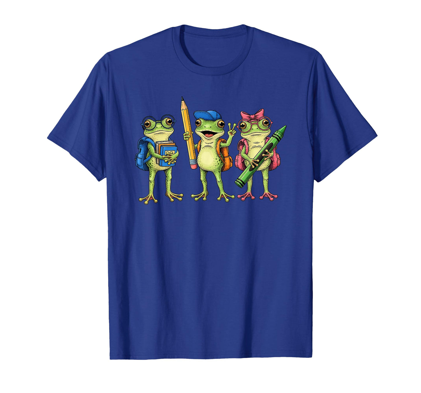 Trio Cute Frogs Welcome Back to School Teachers Girls Boys T-Shirt