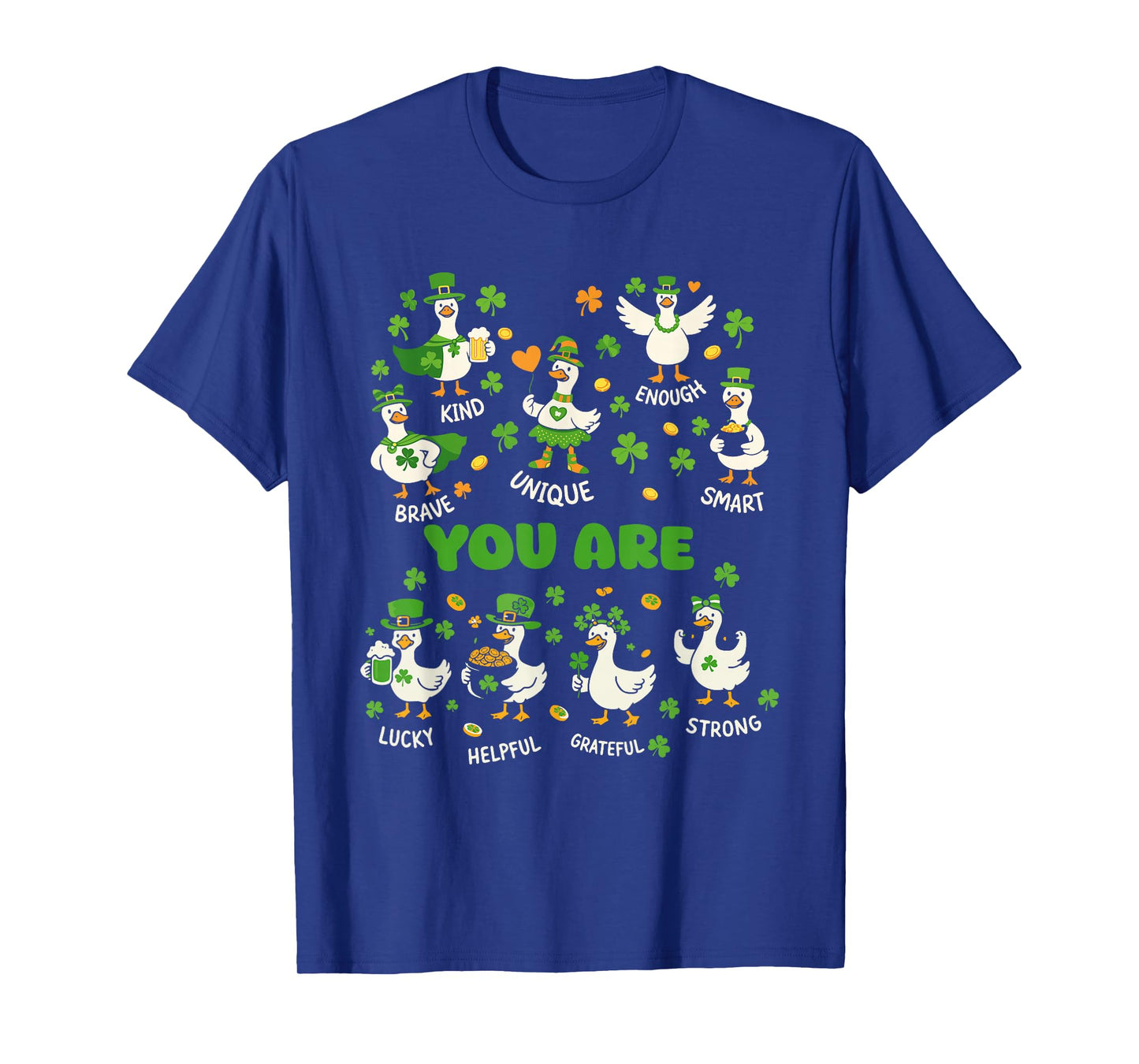 You are Affirmations Goose St.Patrick's Day Book Teacher T-Shirt