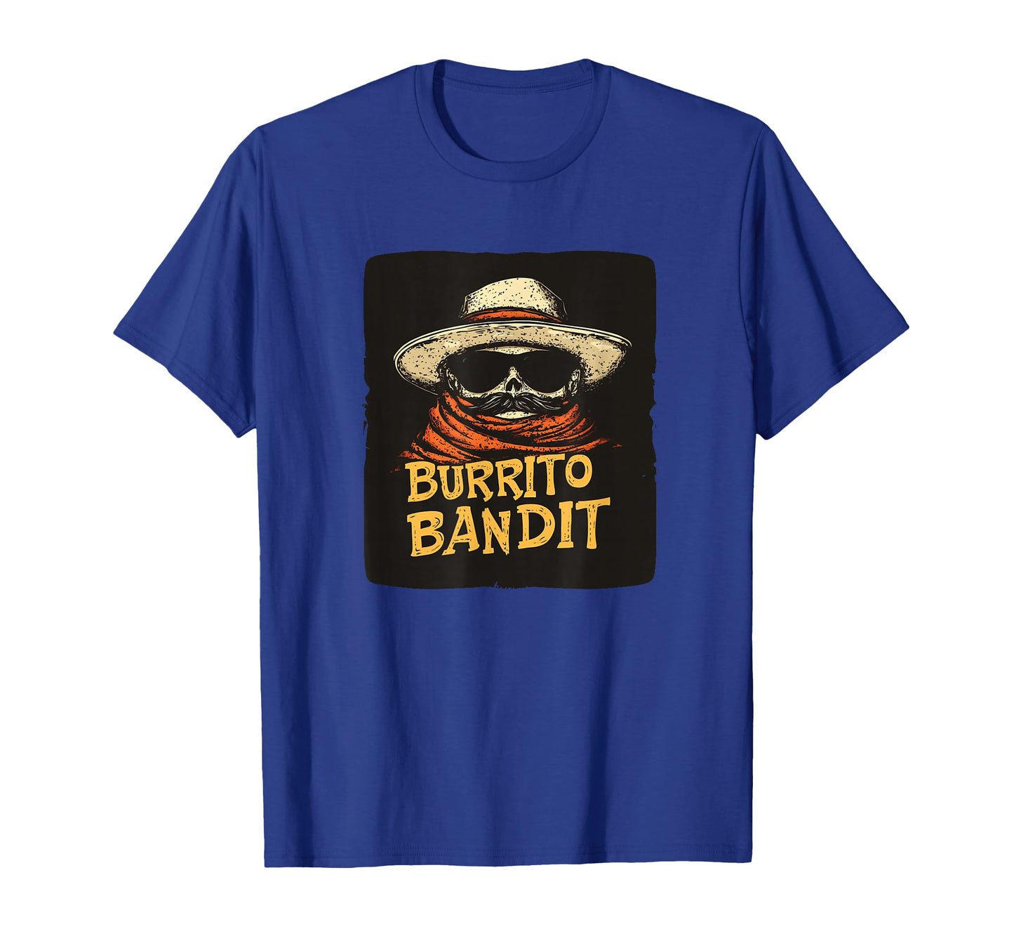 Burrito Bandit with Sunglasses and Sombrero Costume T-Shirt